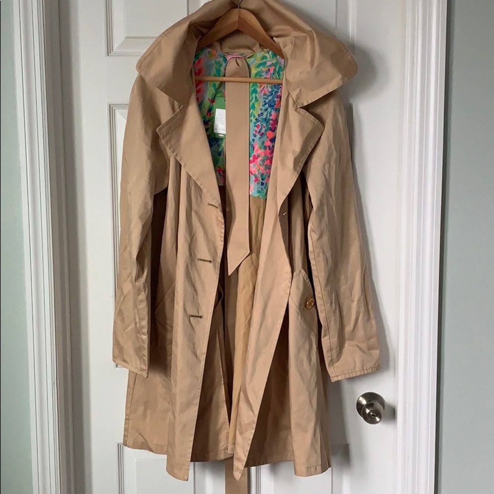 Lilly Pulitzer trench coat